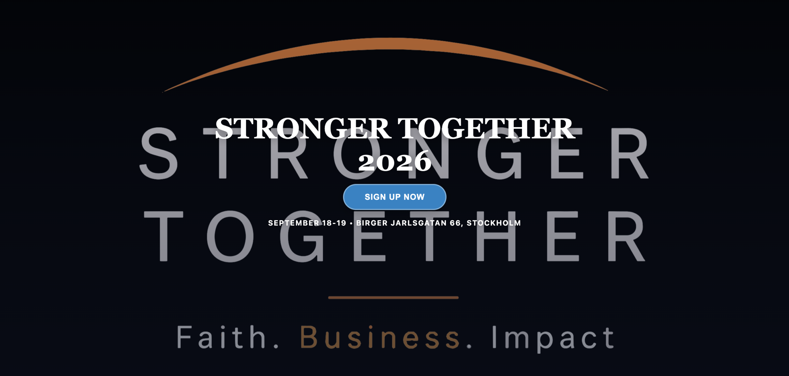 Event - Stronger Together 2026