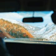 through the windscreen