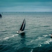 many sailing boats